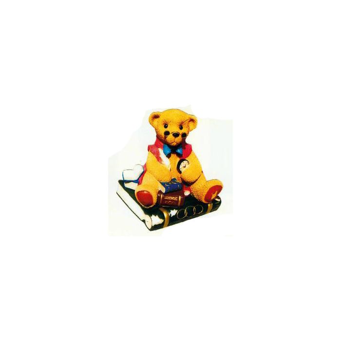 studierender Teddybär lebensgroß Dekorationsfigur