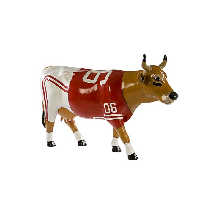 Kuh Football Trikot lebensgroß Deko- & Werbefigur