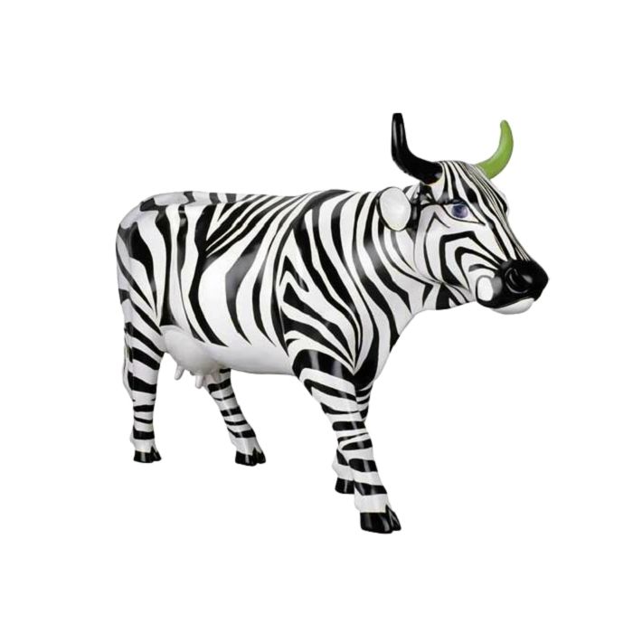 Kuh Zebra lebensgroß Deko- & Werbefigur