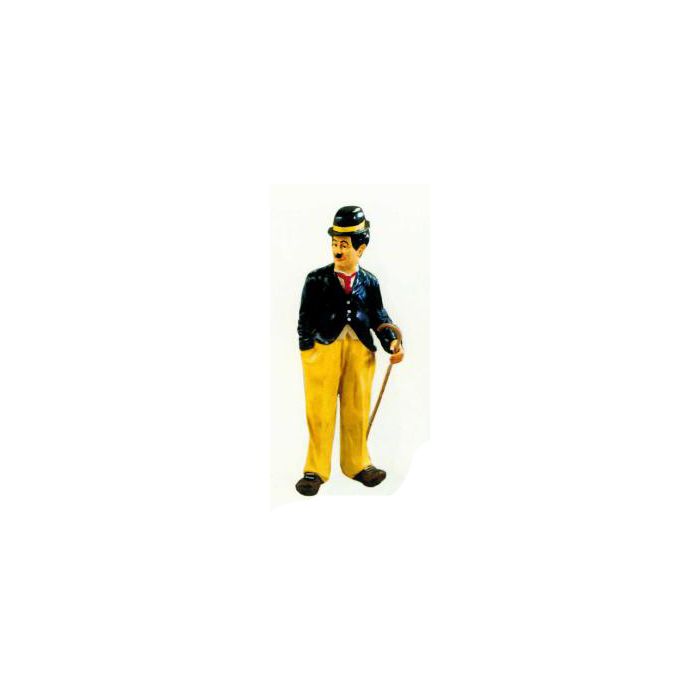 Charlie Chaplin mit Gehstock mittel verkleinert Dekorationsfigur