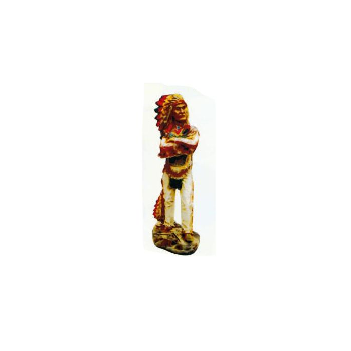 kleiner Indianerhäuptling verkleinert Dekorationsfigur
