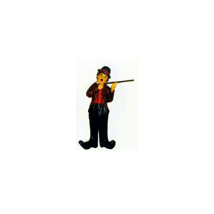 Charlie Chaplin  mit Stöckchen verkleinert Dekorationsfigur