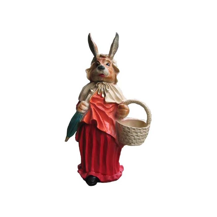 Osterhäsin vergrößert Dekorationsfigur