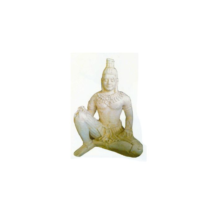Mayafigur mit heller Bemalung lebensgroß Dekorationsfigur