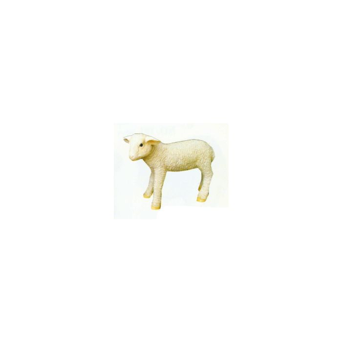 kleines Lamm lebensgroß Dekorationsfigur