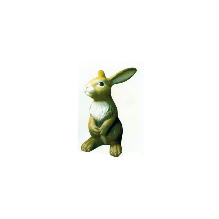 mittelgroßer Osterhase graubraun vergrößert Deko- & Werbefigur