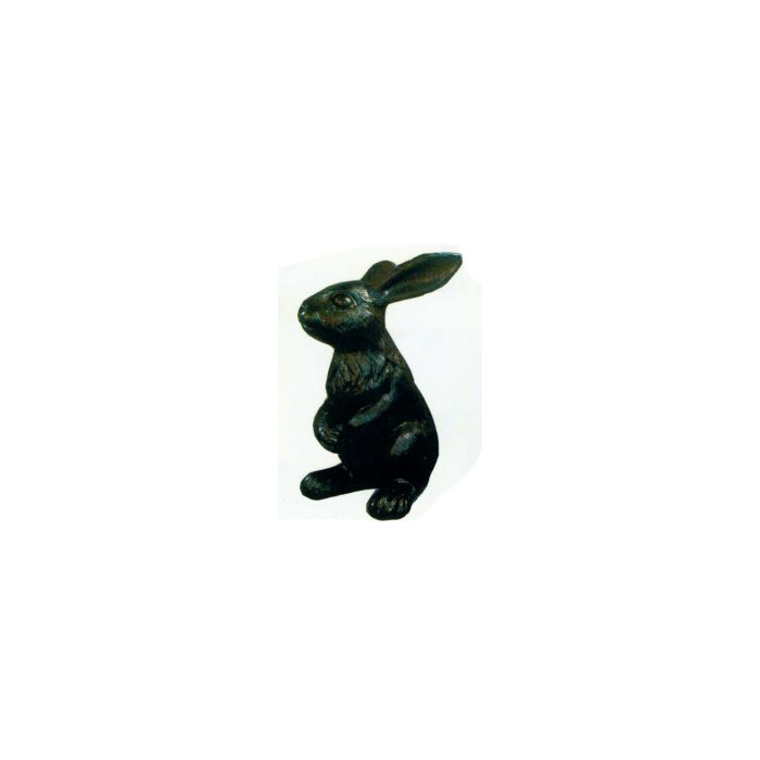 schwarzer mittelgroßer Osterhase vergrößert Deko- & Werbefigur