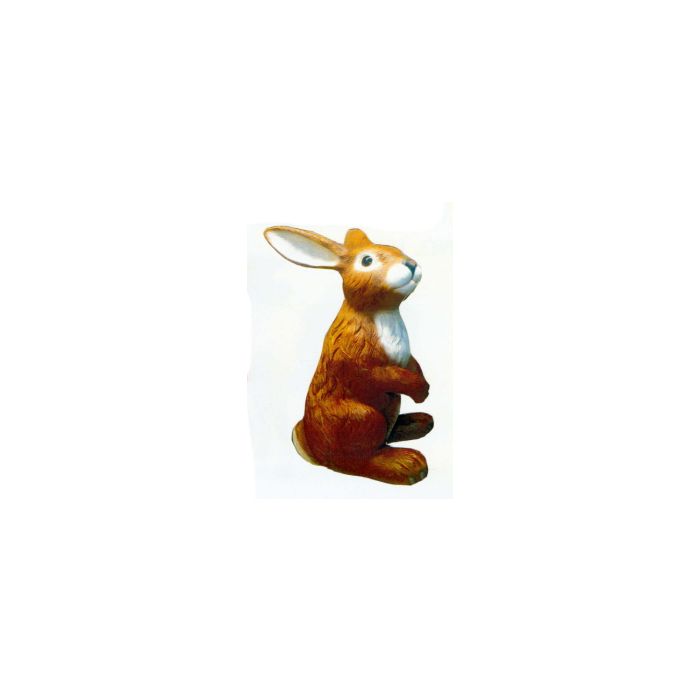 brauner mittelgroßer Osterhase vergrößert Deko- & Werbefigur
