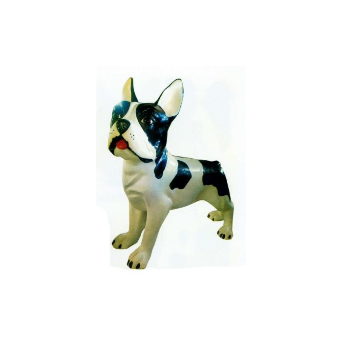 Boston Terrier XXXL weiß schwarz übergroß XXL Deko- & Werbefigur