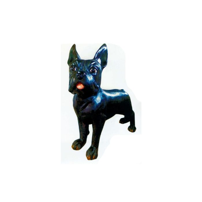 Boston Terrier XXXL schwarz übergroß XXL Deko- & Werbefigur