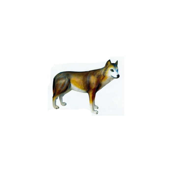 großer Wolf lebensgroß Dekorationsfigur