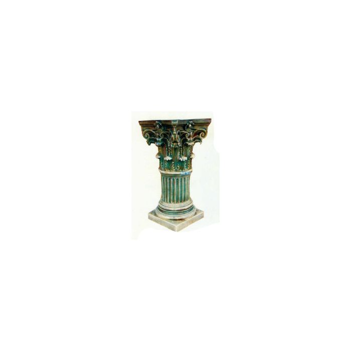 dunkelgraue Säule lebensgroß Säule