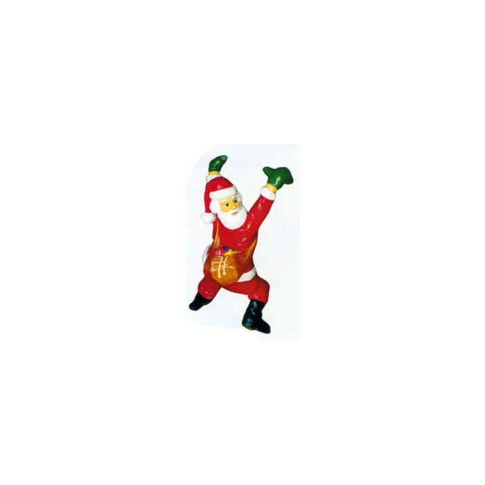 kleiner hängender Weihnachtsmann mit Sack verkleinert Dekorationsfigur