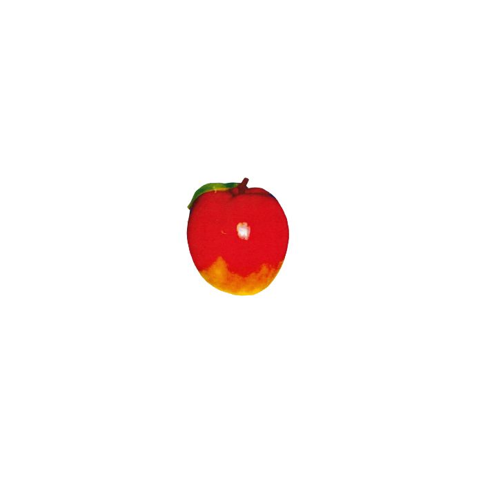 großer roter Apfel vergrößert Dekorationsfigur