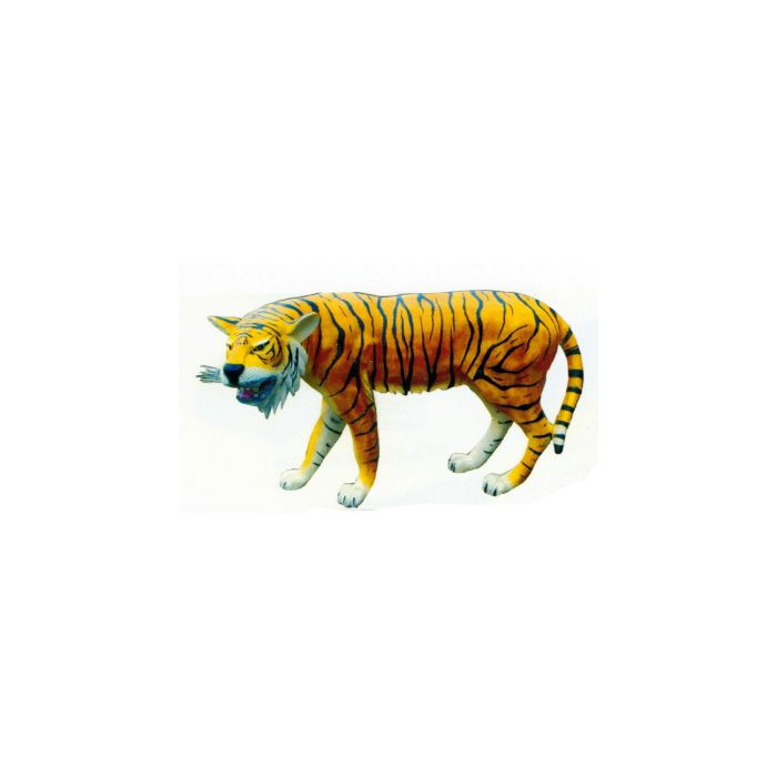 lebensgroßer Tiger gestreift lebensgroß Deko- & Werbefigur
