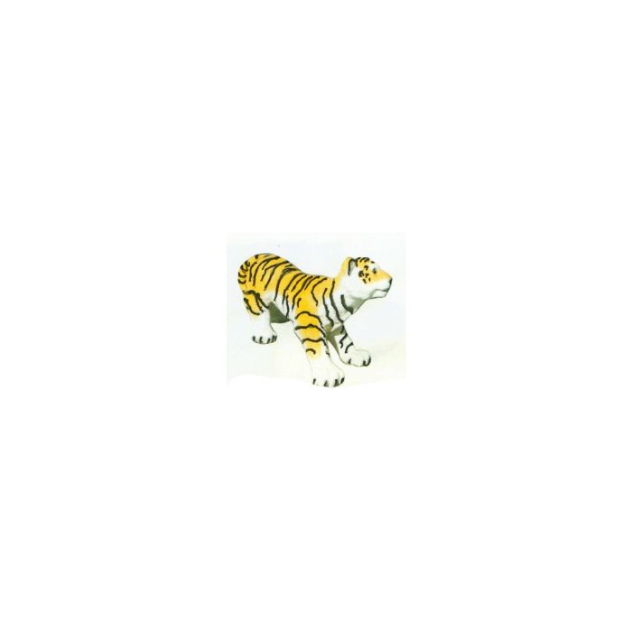 kleiner Tiger spielend Variante 1 lebensgroß Dekorationsfigur