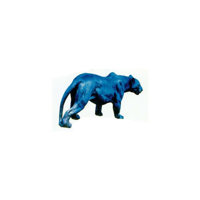 schwarzer Panther laufend lebensgroß Dekorationsfigur