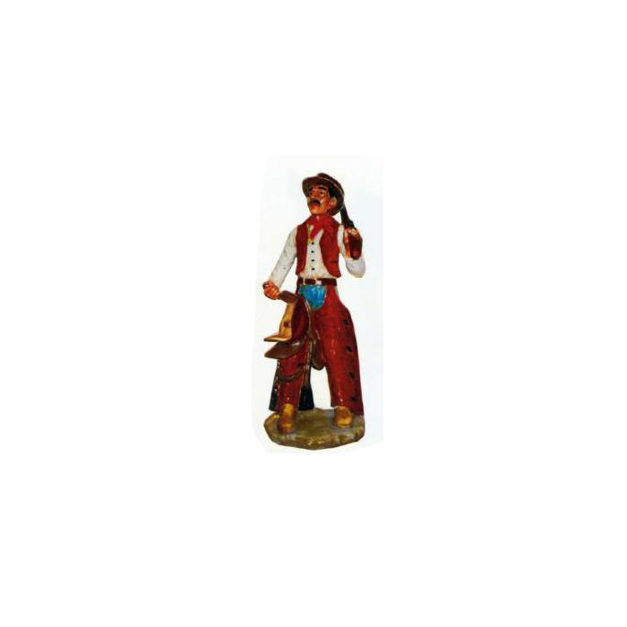 stehender kleiner Cowboy mit Gewehr verkleinert Dekorationsfigur