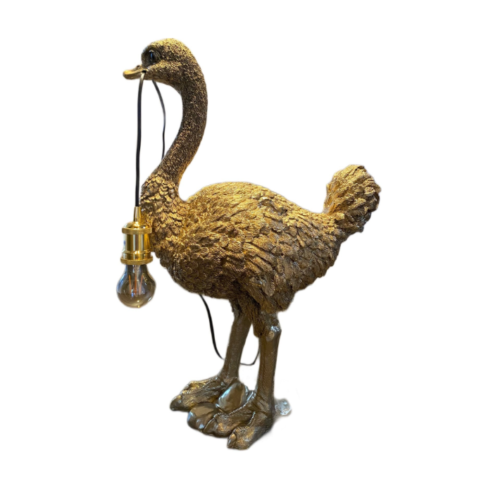 Strauß mit Lampe verkleinert Deko- & Werbefigur, Diverse Funktionen