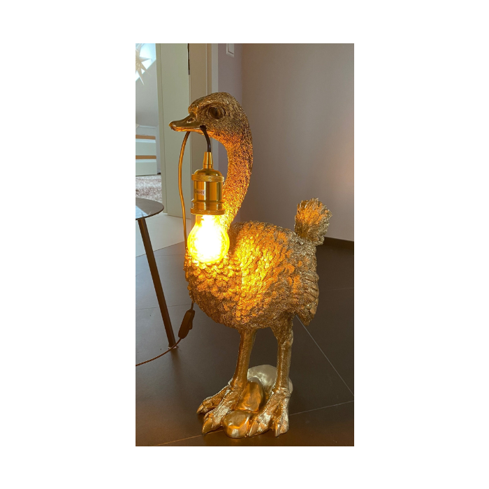 Strauß mit Lampe verkleinert Deko- & Werbefigur, Diverse Funktionen