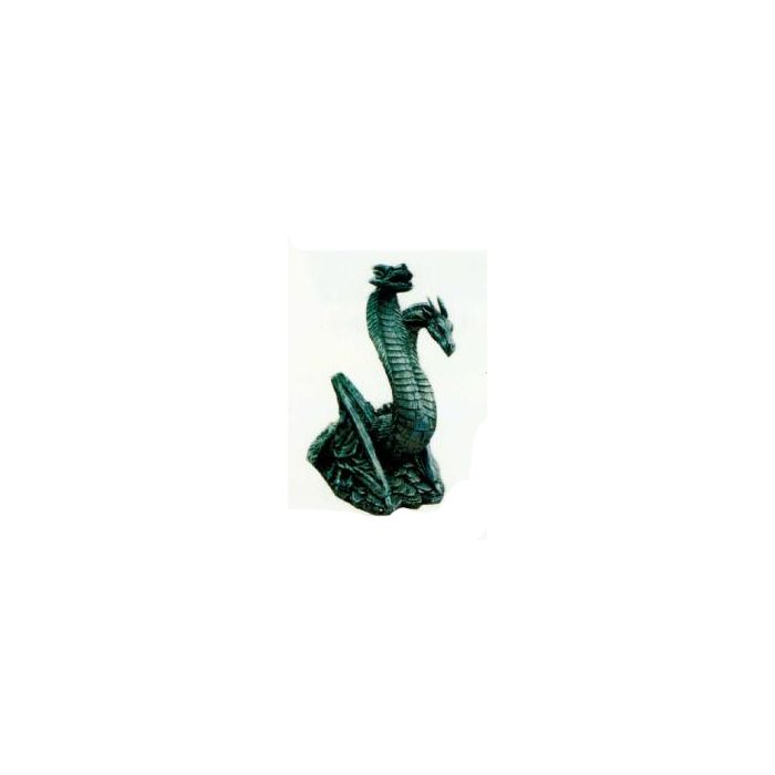 Doppelkopfdrachen verkleinert Dekorationsfigur