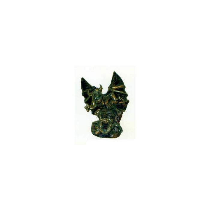 Gargoyle bronzefarbend verkleinert Dekorationsfigur