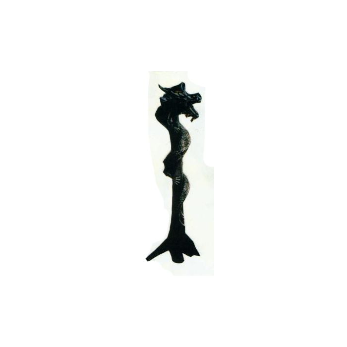 Drache umschlingt Baumstamm groß verkleinert Dekorationsfigur