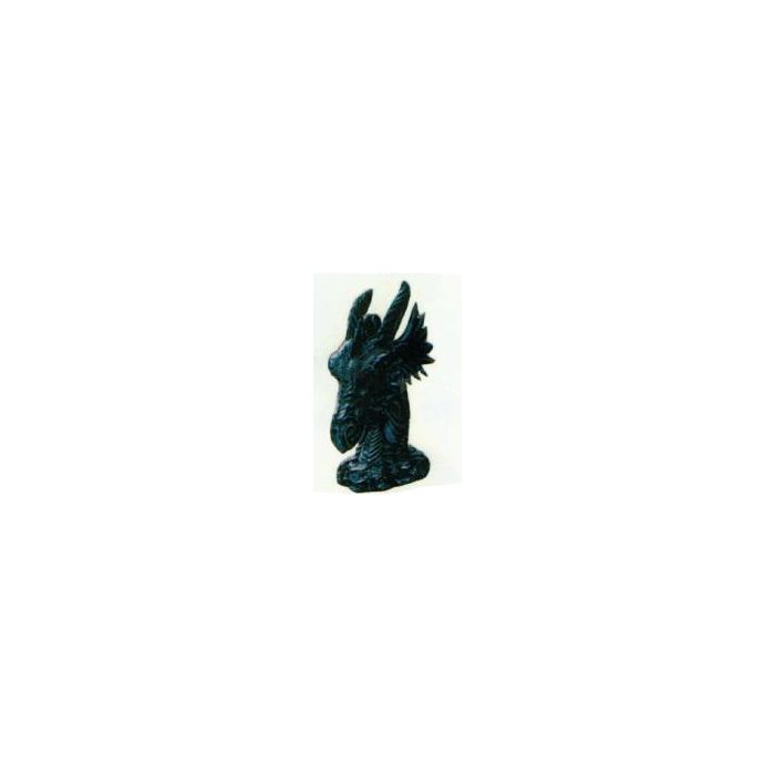 Drachenkopf verkleinert Dekorationsfigur