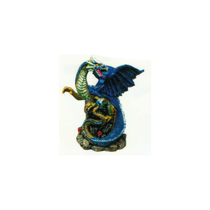 bunter furchteinflößender Drache verkleinert Dekorationsfigur