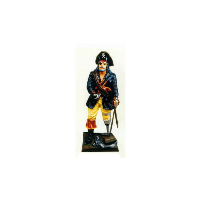 Piratencapitän mit Holzbein klein verkleinert Dekorationsfigur