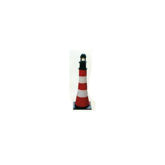 Leuchtturm klein rot weiß gestreift verkleinert Dekorationsfigur