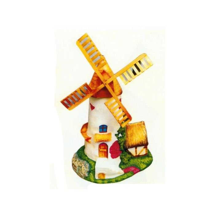 hübsche ländliche Windmühle verkleinert Dekorationsfigur