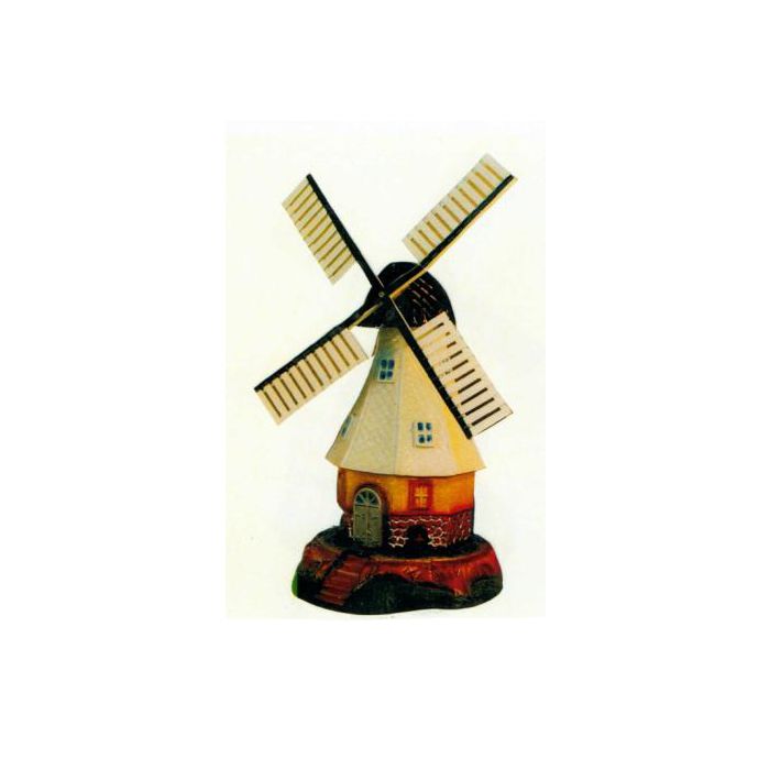alte Windmühle verschindelt verkleinert Dekorationsfigur
