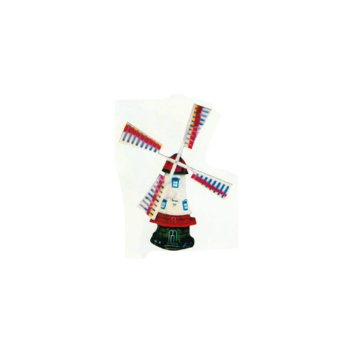 Windmühle klein mit bunten Flügeln verkleinert Dekorationsfigur