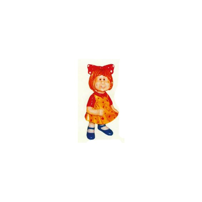 freches Mädchen mit roten Haaren verkleinert Dekorationsfigur