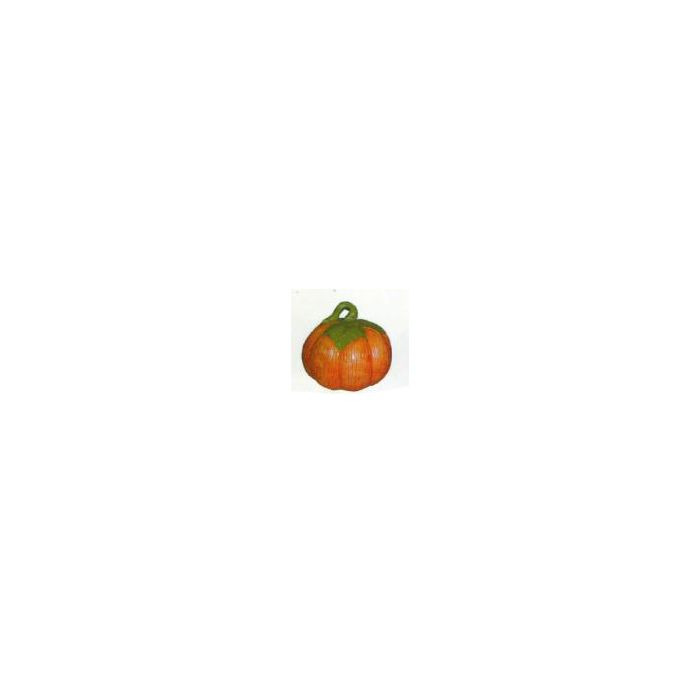 Halloweenkürbis mit Gesicht lebensgroß Dekorationsfigur