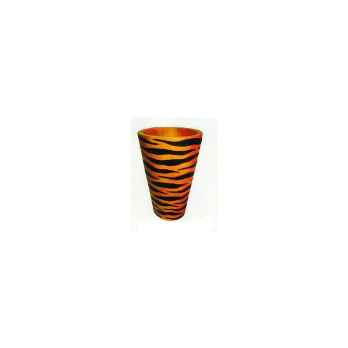 Vase im Tigerlook keine Angabe Bepflanzungsmöglichkeit