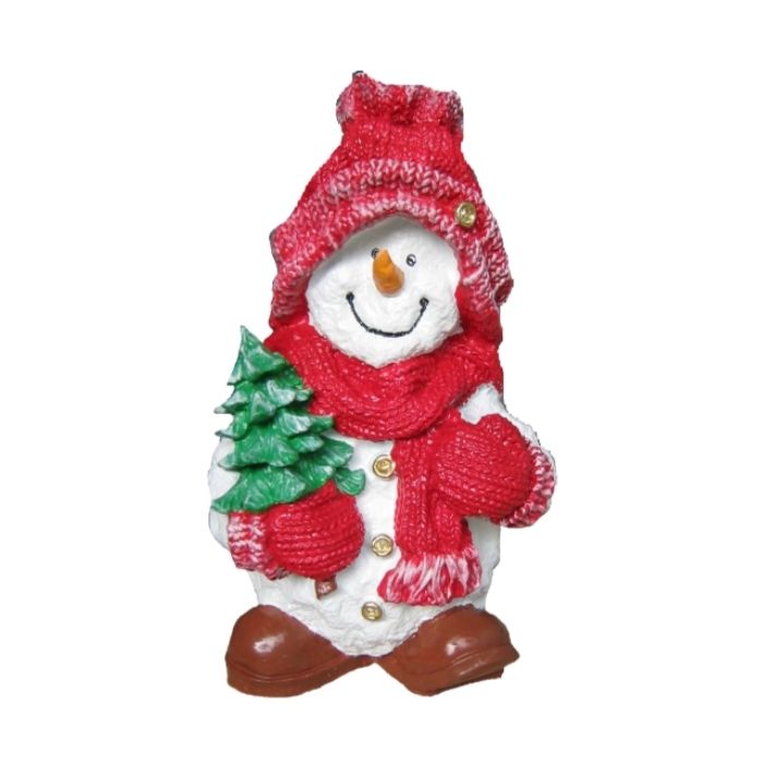 kleiner Schneemann verkleinert Dekorationsfigur