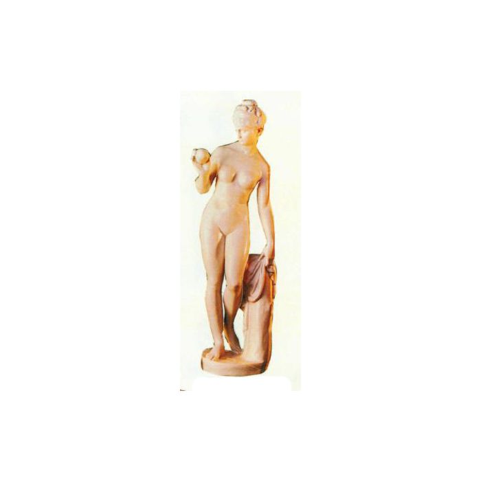 Frauenfigur Eva mit Apfel in der Hand verkleinert Dekorationsfigur