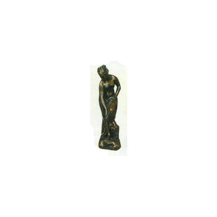 hübsche Frauenfigur Bronzeoptik verkleinert Dekorationsfigur