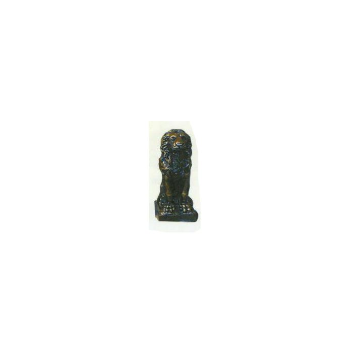 antiker Löwe in Bronzeoptik verkleinert Dekorationsfigur