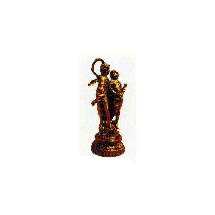 spielende Kinder gold verkleinert Dekorationsfigur