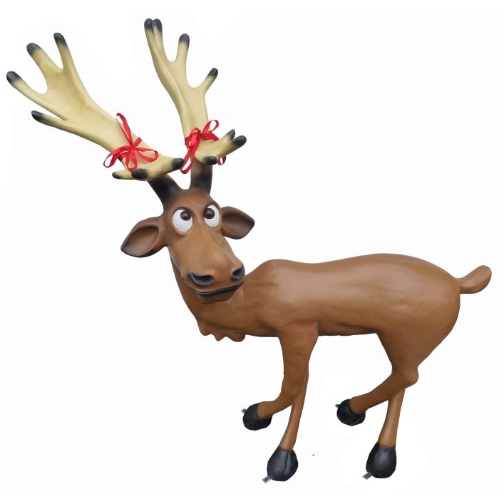 Rentier Rudolf  lebensgroß Dekorationsfigur