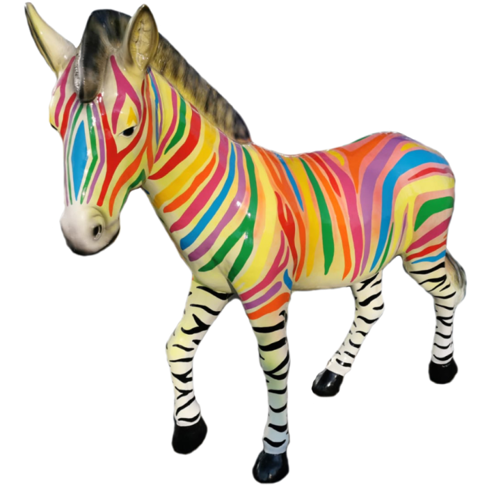 Zebra lebensgroß Deko- & Werbefigur
