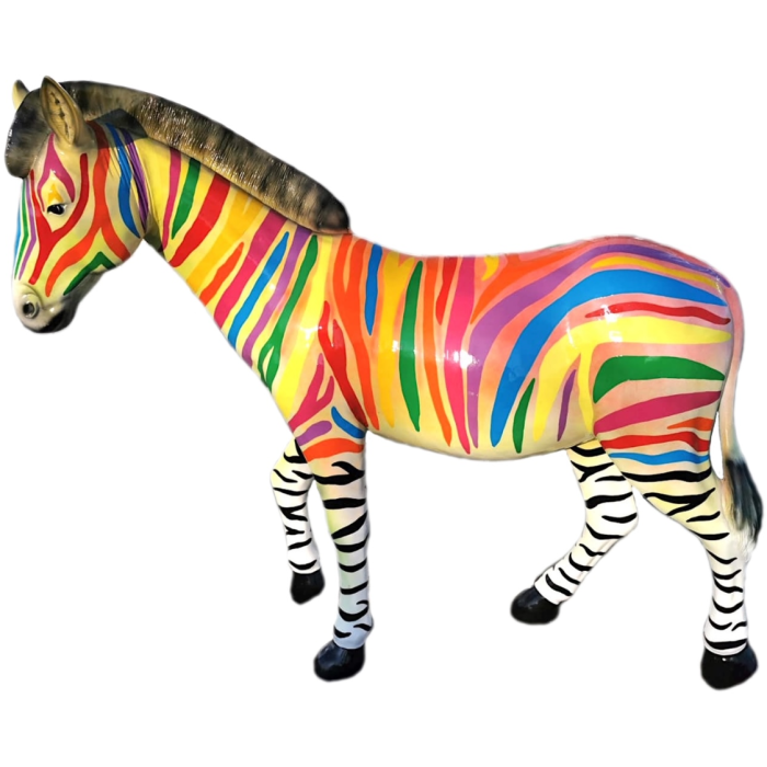 Zebra lebensgroß Deko- & Werbefigur
