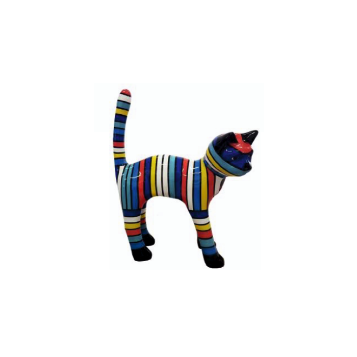 Katze bunt gestreift lebensgroß Deko- & Werbefigur