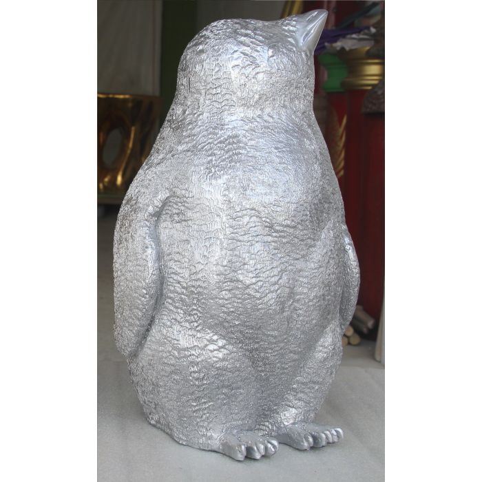 Pinguinbaby silber lebensgroß
