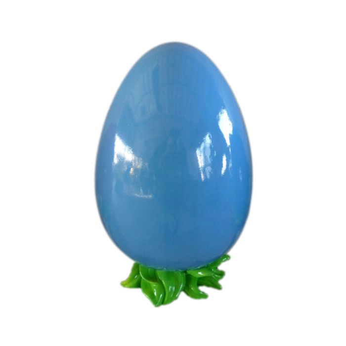 Osterei 52cm in blauer Lackierung vergrößert Deko- & Werbefigur