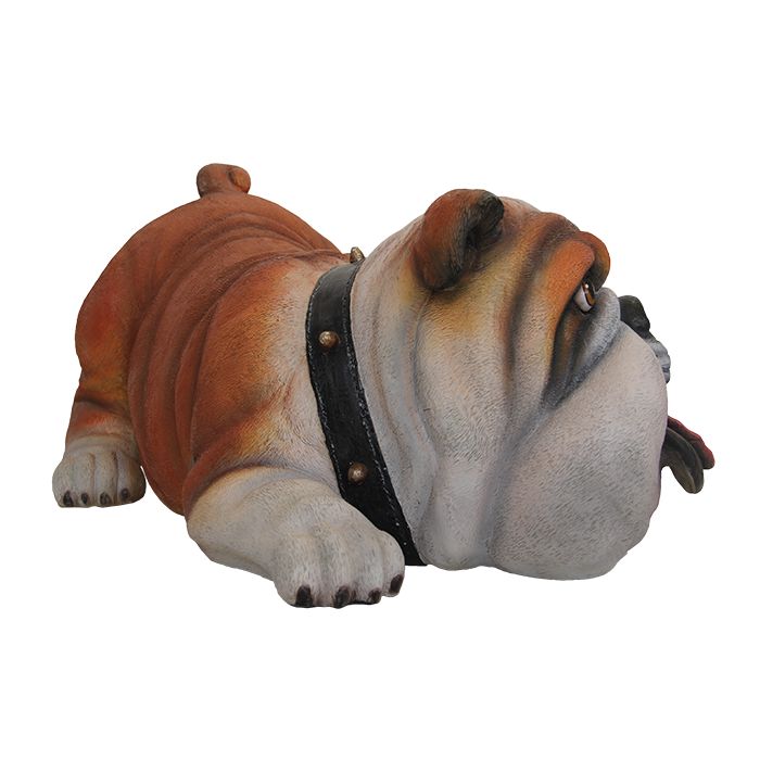 Comic Bulldogge lebensgroß