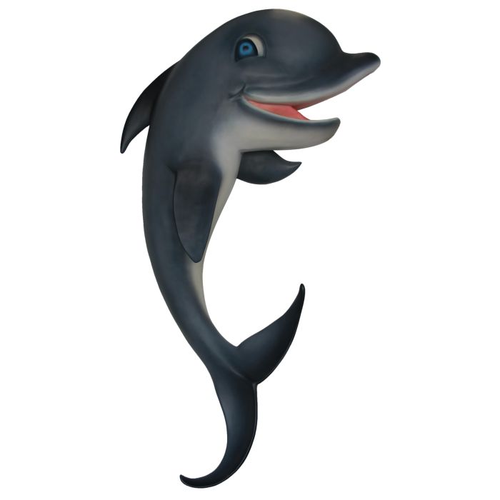Lustiger Delfin für Wand lebensgroß